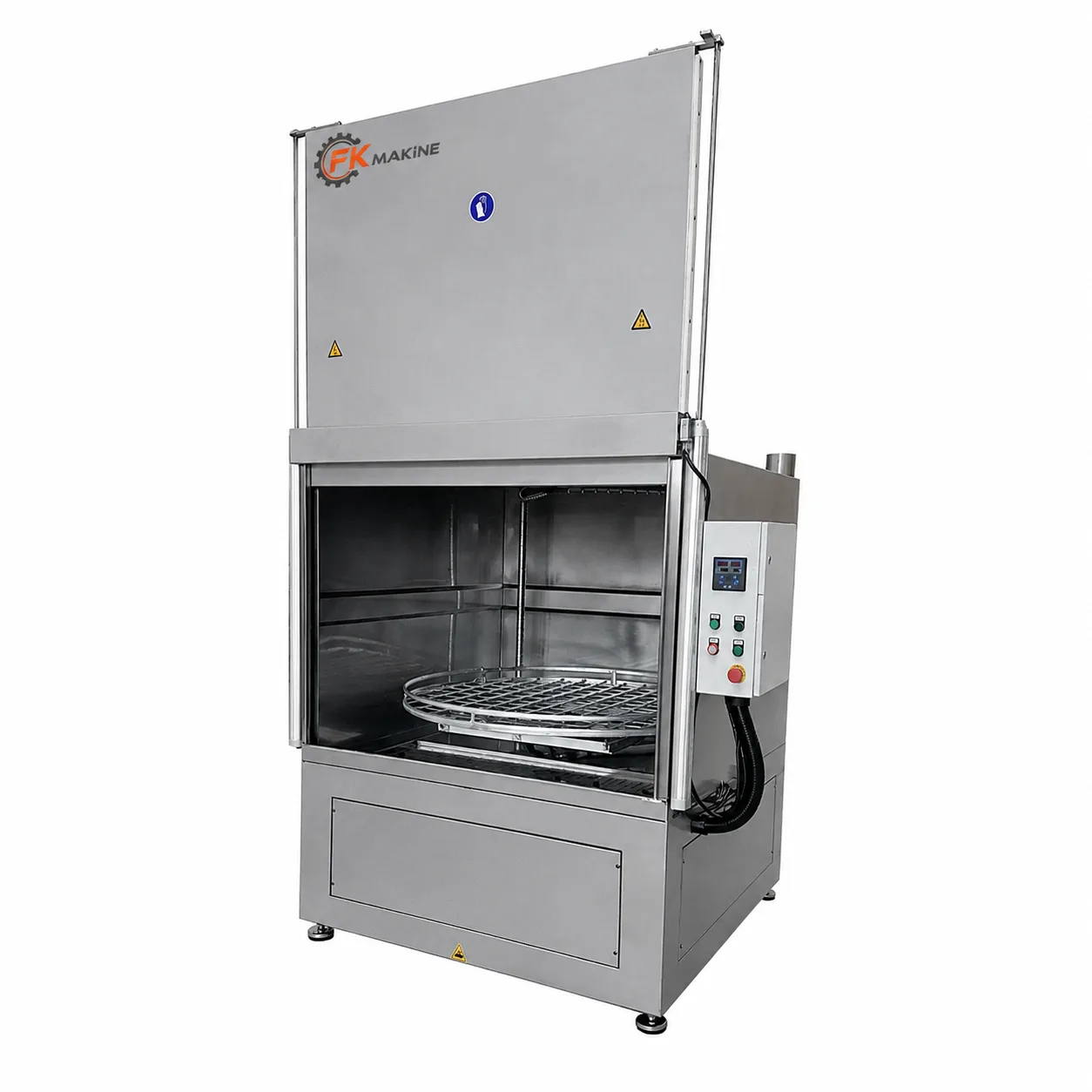 Pnömatik Önden Kapaklı Döner Sepetli Yıkama Makinesi